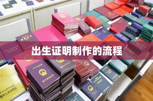 平陆出生证明制作的流程
